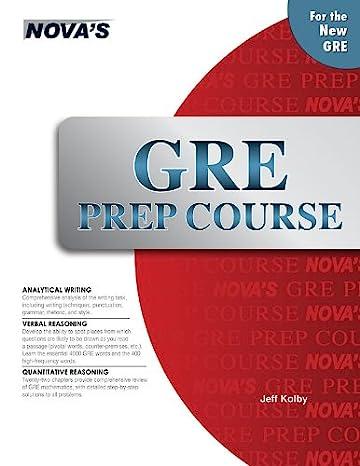 gre prep course 1st edition jeff kolby 1944595198, 978-1944595197