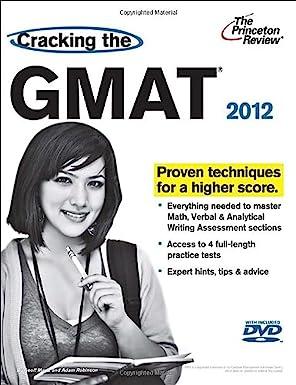 cracking the gmat 2012 1st edition princeton review 0375428259, 978-0375428258