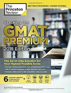 cracking the gmat premium 2018 1st edition princeton review 0451487567, 978-0451487568