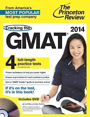 cracking the gmat 2014 1st edition princeton review 0307945669, 978-0307945662