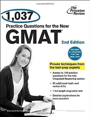 practice questions for the new gmat 2nd edition princeton review 0375428348, 978-0375428340