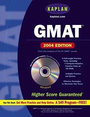 kaplan gmat 2004 1st edition kaplan 0743241401, 978-0743241403