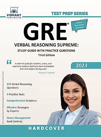 gre verbal reasoning supreme study guide with practice questions 2023 3rd edition vibrant publishers