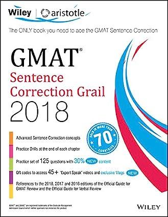 wiley gmat sentence correction grail 2018 2018 edition aristotle prep 8126569735, 978-8126569731