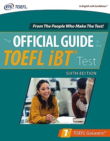 the official guide to the toefl ibt test 6th edition educational testing service 1260470350, 978-1260470352