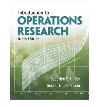 introduction to operations research 9th edition frederick s. hillier 0073376299, 978-0073376295