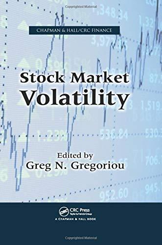 stock market volatility 1st edition greg n. gregoriou 1138115169, 978-1138115163