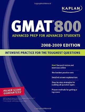 kaplan gmat 800 advanced prep for advanced students 2008-2009 2008 edition kaplan 1419551795, 978-1419551796