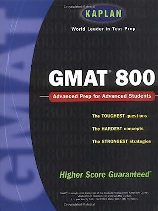 kaplan gmat 800 advanced prep for advanced students 1st edition kaplan 0743224345, 978-0743224345
