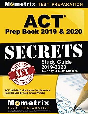 act prep book 2019 and 2020 secrets study guide 2019-2020 your key to exam success with practice test