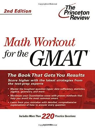 math workout for the gmat 2nd edition princeton review 0375764631, 978-0375764639