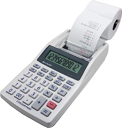 sharp handheld portable cordless 12 digit printing calculator  sharp b07qy2t8tg