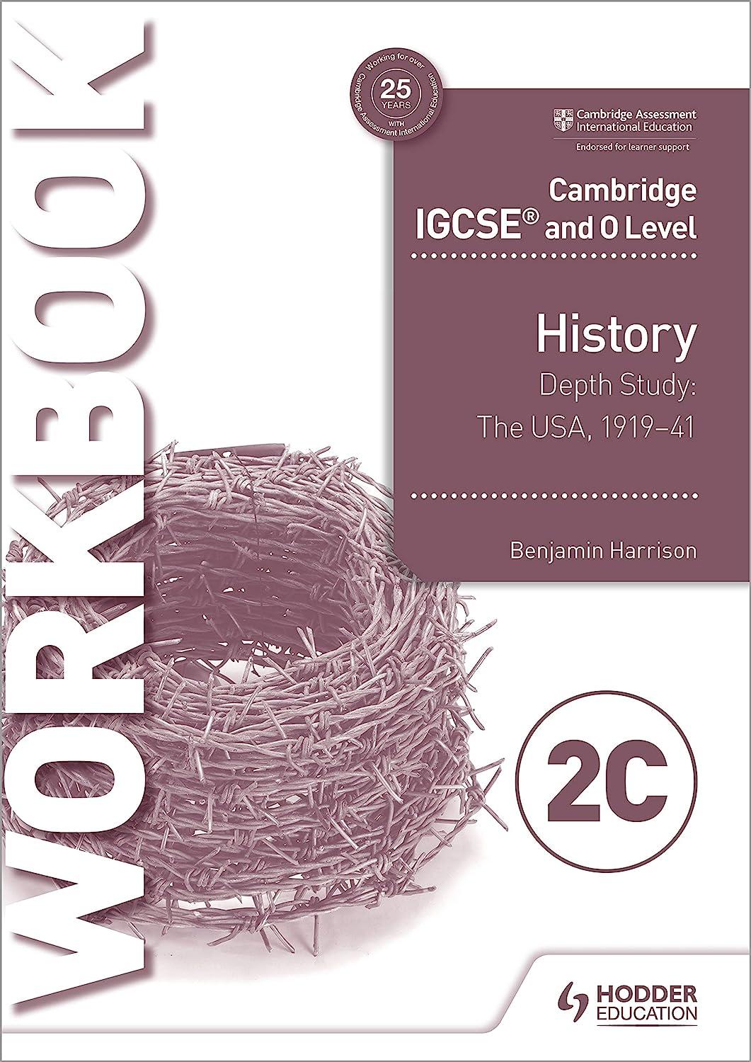 cambridge igcse and o level history workbook 2c 1st edition benjamin harrison 1510448586, 978-1510448582