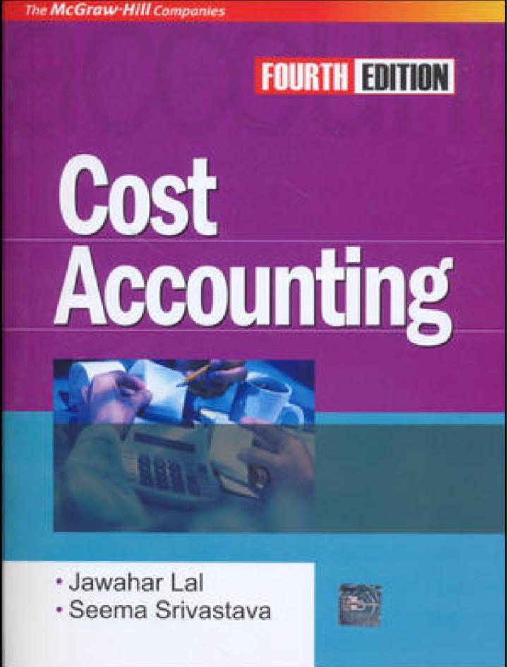 cost accounting 4th edition jawahar lal, seema srivastava 0070221626, 9780070221628