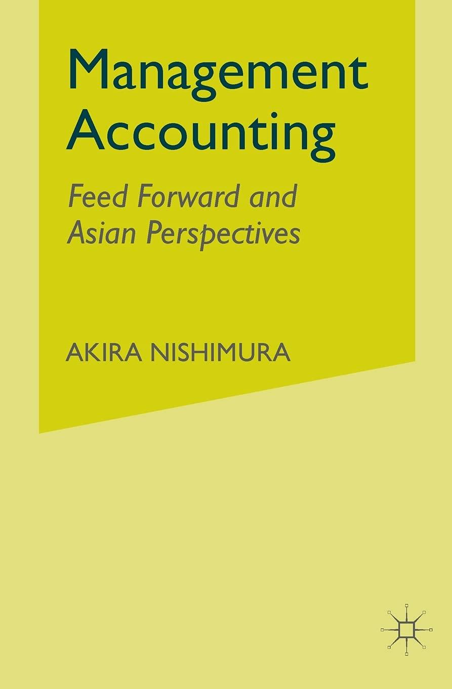 management accounting feed forward and asian perspectives 1st edition a. nishimura 1349514195, 978-1349514199