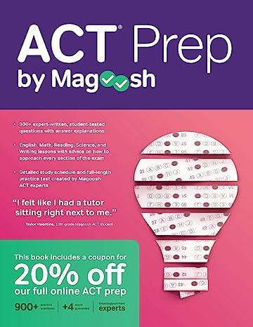 act prep by magoosh 1st edition magoosh 1610660692, 978-1610660693