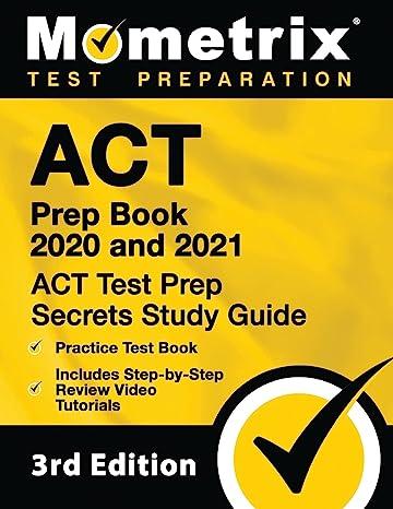 act prep book act test prep secrets study guide practice test book includes step-by-step review video