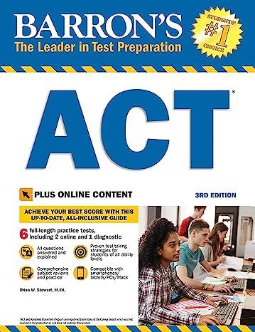 barrons act plus online tests achieve your best score with this up to date all  inclusive guide 6 full length