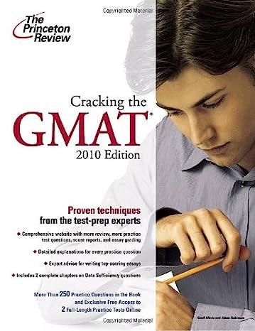 cracking the gmat 2010 2010 edition princeton review 0375429255, 978-0375429255