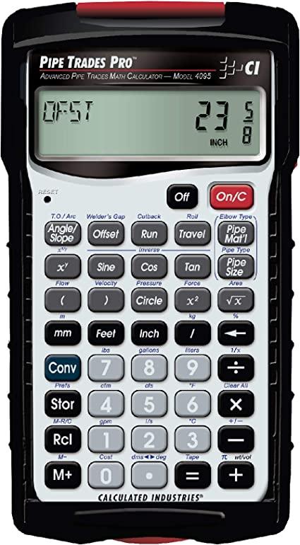 calculated industries pipe trades pro math calculator  calculated industries b002i621my