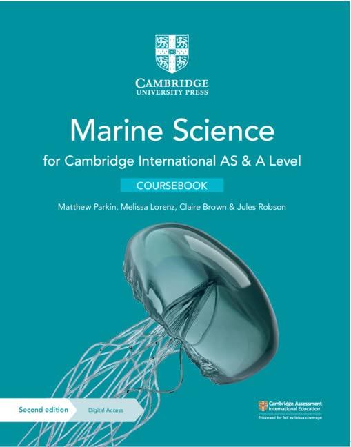 Cambridge International AS And A Level Marine Science Coursebook