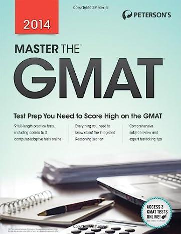 master the gmat with 9 practice test 2014 20th edition petersons 0768937590, 978-0768937596