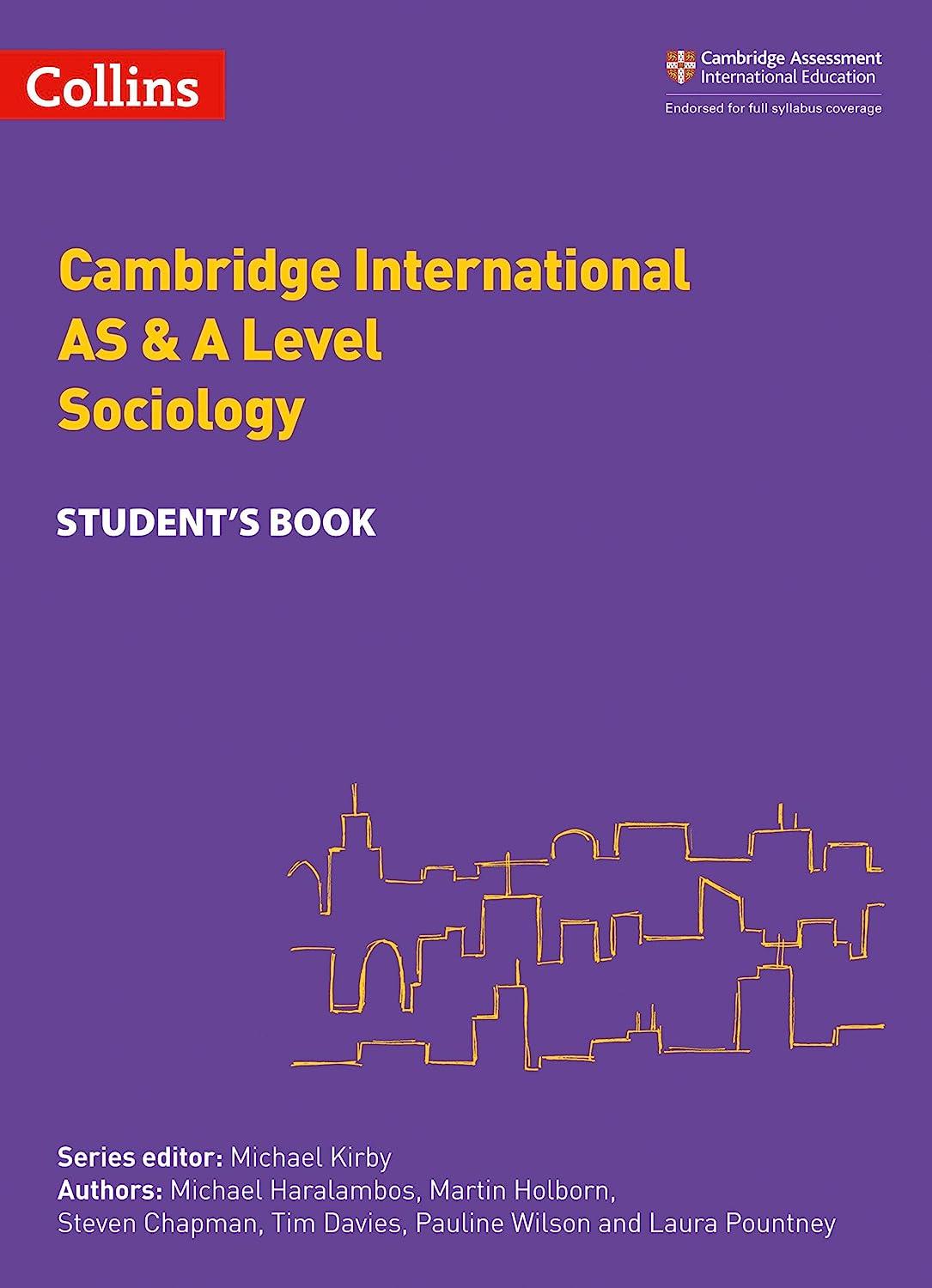 cambridge international as and a level sociology student book 1st edition michael haralambos, martin holborn,