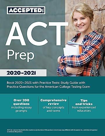 act prep book with practice tests study guide with practice questions for the american college testing exam