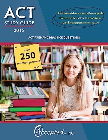 act study guide act prep and practice questions 2015 2015 edition act 194174320x, 978-1941743201