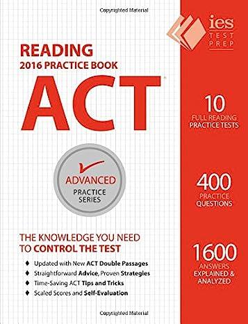 reading practice book act the knowledge you need to control test 2016 edition khalid khashoggi, arianna