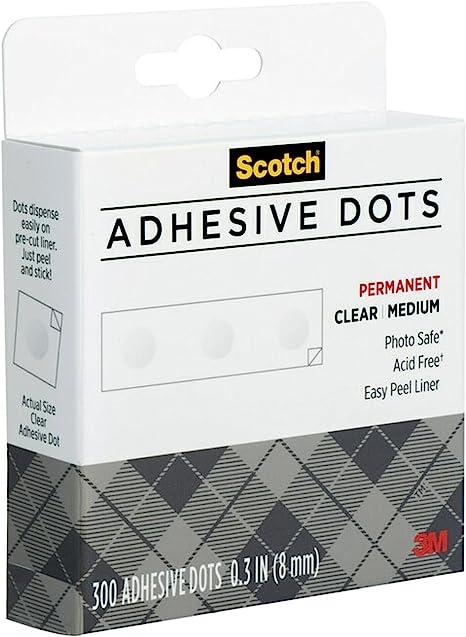 scotch adhesive 300 dots  scotch b0058fcfog