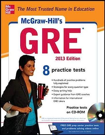 gre with cd-rom 8 practice tests 2013 edition steven dulan 0071794654, 978-0071794657