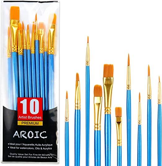 aroic acrylic paint brush watercolor set  aroic b0878mn2vr
