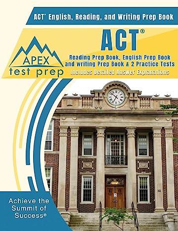 act english reading and writing prep book act reading prep book english prep book and writing prep book and 2