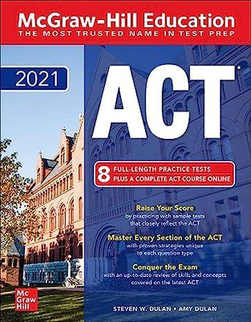 act full length practice test plus a complete act course online 2021 1st edition steven dulan, amy dulan