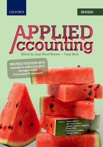applied accounting 1st edition juanpierré bruwer, tracy beck 0190423919, 9780190423919