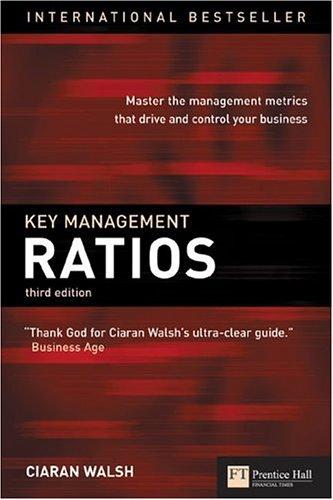 key management ratios master the management metrics that drive and control your business 3rd edition ciaran