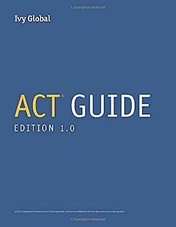 act guide 1st edition ivy global 1942321031, 978-1942321033
