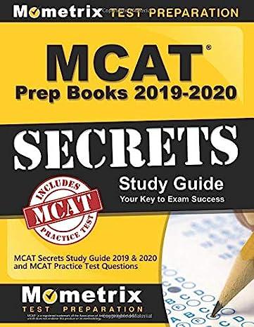 mcat prep books secrets study guide mcat practice test questions 2019-2020 2019 edition mometrix medical