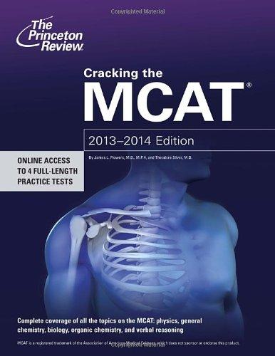 cracking the mcat 2013-2014 online access to 4 full length practice tests 1st edition princeton review