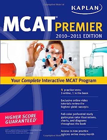 mcat premier your complete interactive mact program 2010-2011 1st edition kaplan 1419553542, 978-1419553547