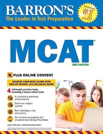 barrons mcat with plus online content 3rd edition jay b. cutts m.a. 1438077920, 978-1438077925