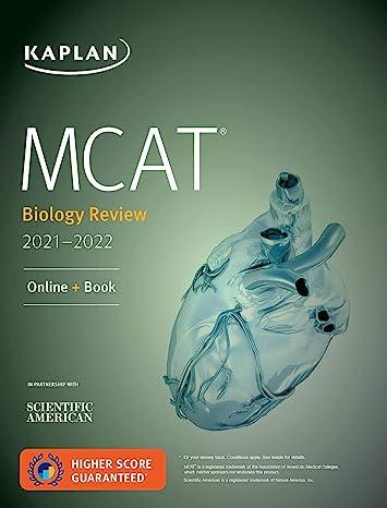 mcat biology review online book 2021-2022 2021 edition kaplan 150626218x, 978-1506262185