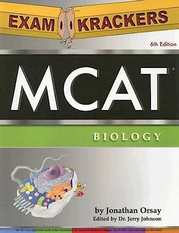 examkrackers mcat biology 6th edition jonathan orsay 1893858375, 978-1893858374