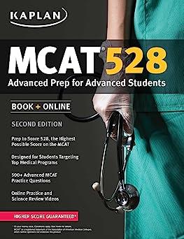 mcat 528 advanced prep for advanced students book online 2nd edition kaplan 1625231288, 978-1625231284