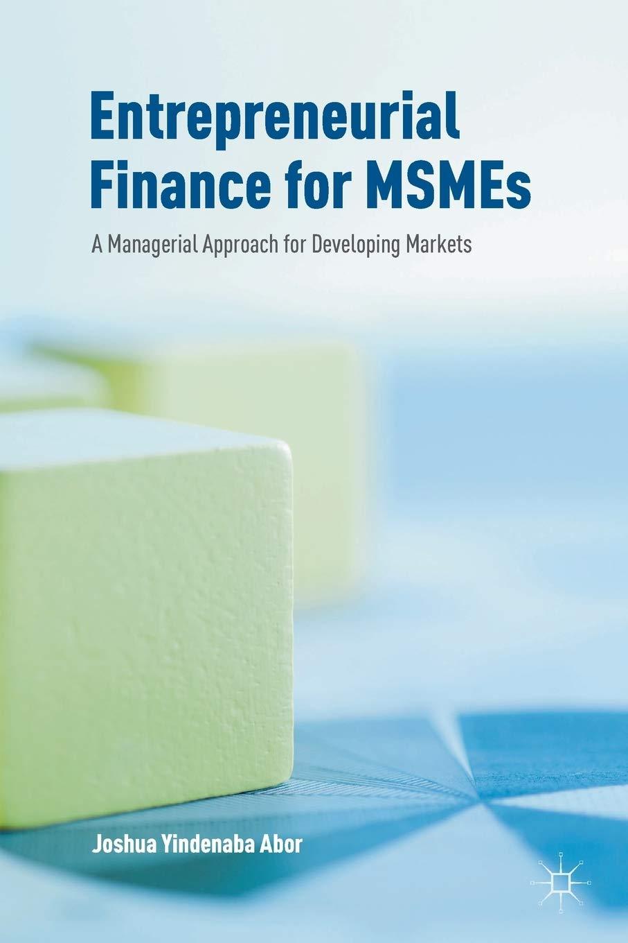 entrepreneurial finance for msmes a managerial approach for developing markets 1st edition joshua yindenaba