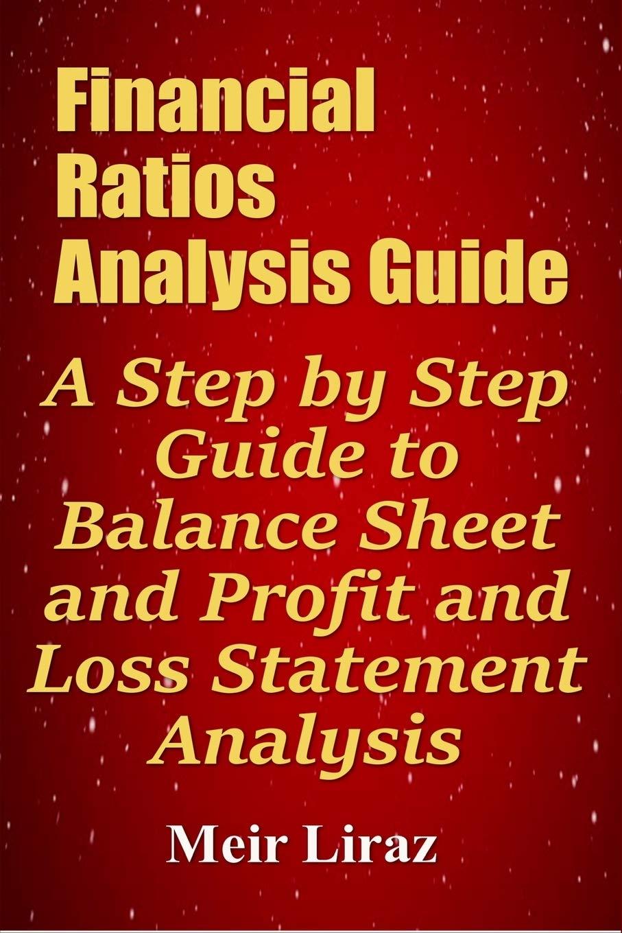 financial ratios analysis guide a step by step guide to balance sheet and profit and loss statement analysis