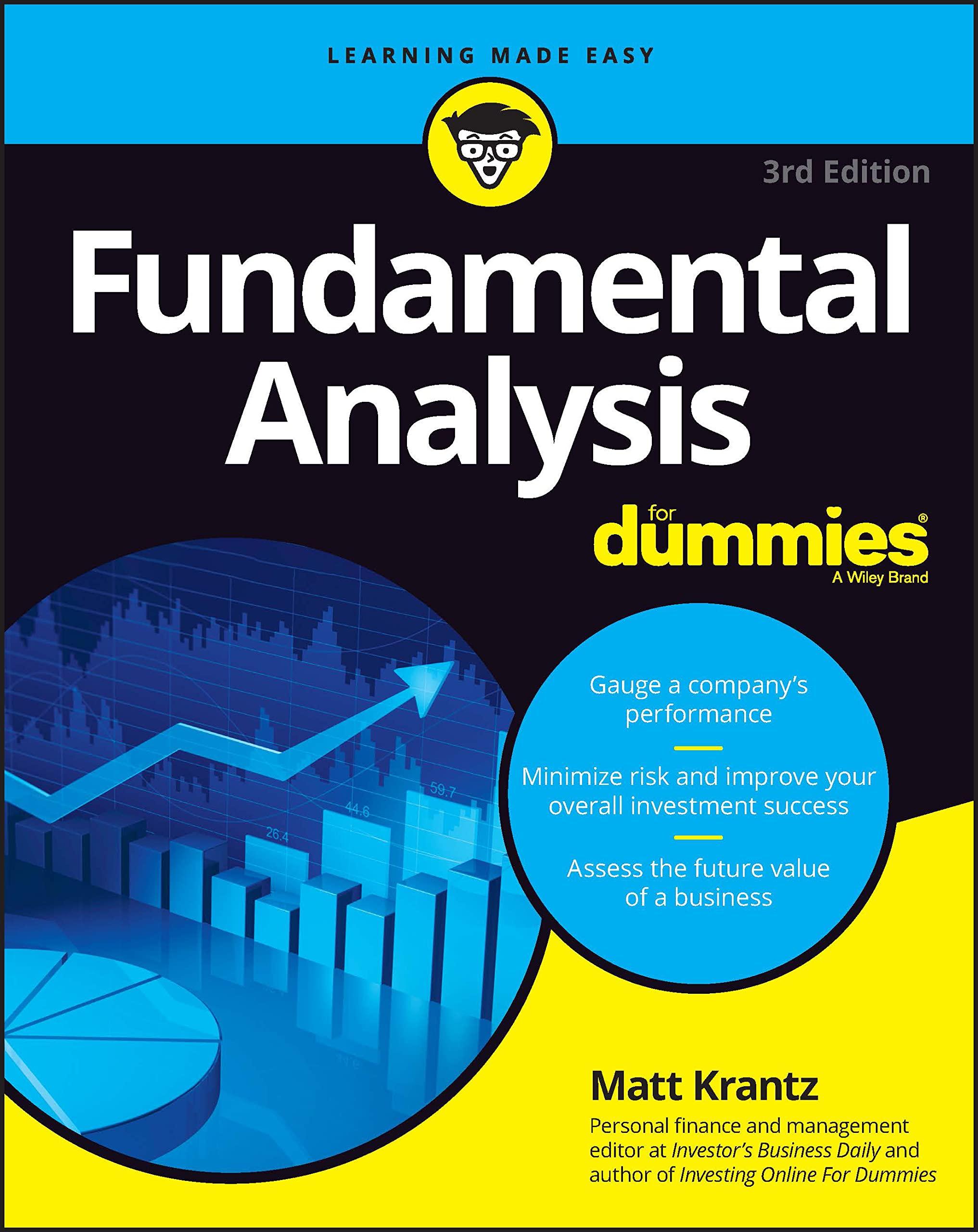 fundamental analysis for dummies 3rd edition matthew krantz 1394159692, 978-1394159697