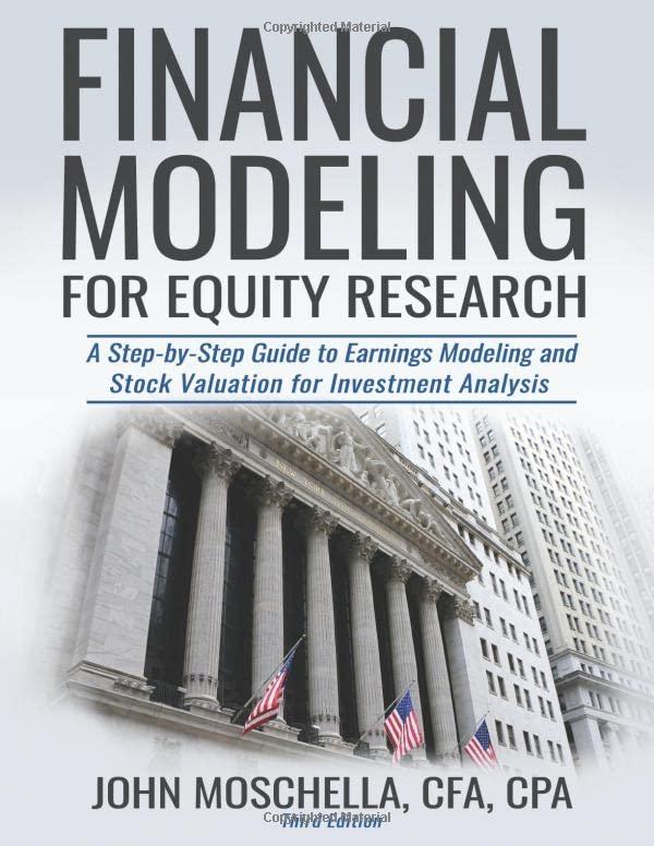 financial modeling for equity research a step by step guide to earnings modeling and stock valuation for