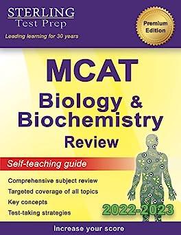 sterling test prep mcat biology and biochemistry review 2022-2023 2022 edition sterling test prep 1947556029,